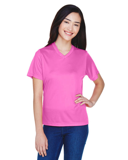 Team 365 Ladies' Zone Performance T-Shirt TT11W #color_SP CHARITY PINK