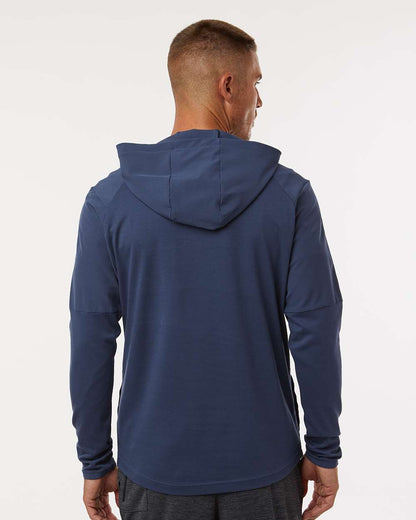 Adidas Men's Half-Zip Hooded Anorak A607 #colormdl_Crew Navy