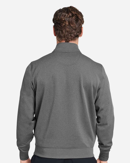 Fairway & Greene Men's Caves Tech Quarter-Zip Pullover C11512 #colormdl_Dark Shadow Grey Heather