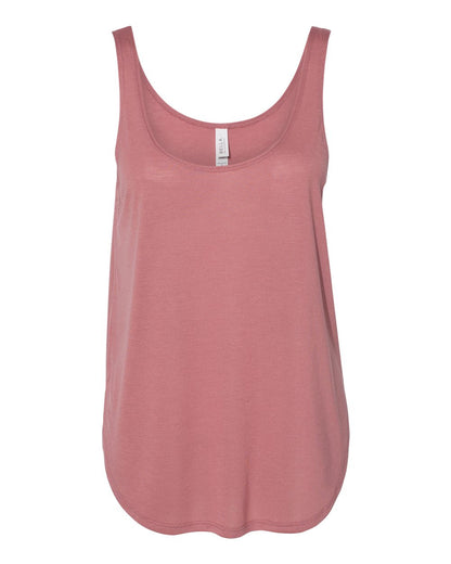 BELLA + CANVAS Women's Flowy Tank with Side Slit 8802 #color_Mauve