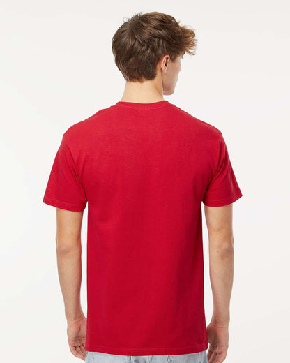 M&O Men's Gold Soft Touch T-Shirt 4800 #colormdl_Deep Red