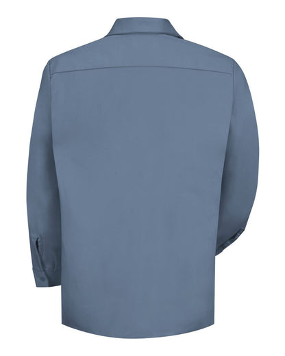 Red Kap Men's Tall Cotton Uniform Shirt SC30T #color_Postman Blue