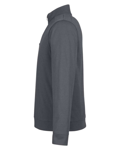 North End Men's Express Tech Performance Pique Quarter-Zip Pullover NE412 #color_Carbon