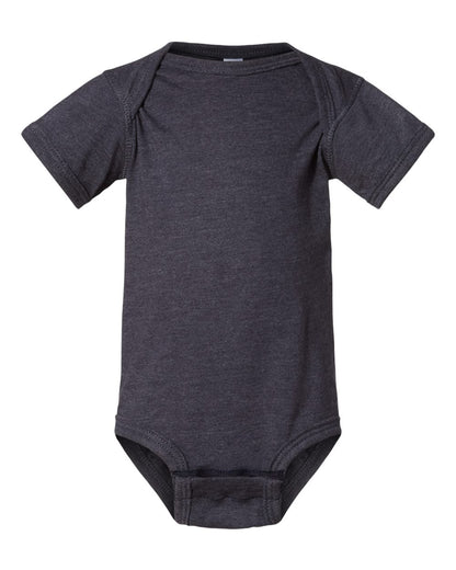 Rabbit Skins Infant Fine Jersey Bodysuit 4424 #color_Vintage Navy