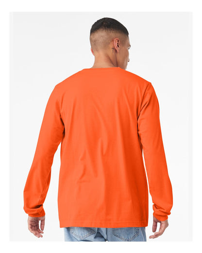 BELLA + CANVAS Jersey Long Sleeve Tee 3501 #colormdl_Orange