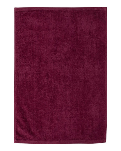 Q-Tees Hemmed Hand Towel T200 #color_Maroon