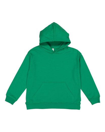 LAT Youth Fleece Hoodie Sweatshirt 2296 #color_Kelly