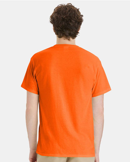 Hanes Unisex Workwear Pocket T-Shirt W110 #colormdl_Safety Orange