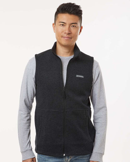 Columbia Men's Alto Pass™ Fleece Vest 209575 #colormdl_Black