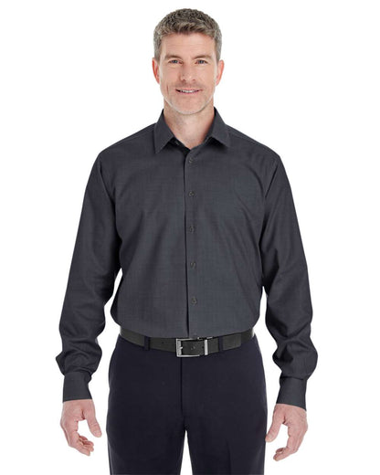 Devon & Jones Men's Crown Collection® Royal Dobby Dress Shirt DG532 #colormdl_Black