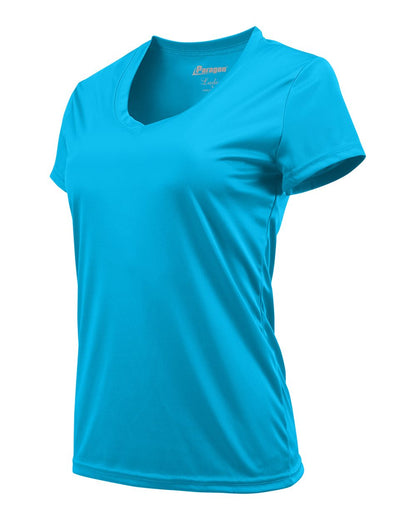 Paragon Women's Vera V-Neck T-Shirt 203 #color_Turquoise