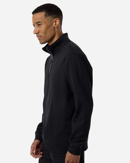 Independent Trading Co. Unisex Midweight Quarter-Zip Pullover SS4600QZ #colormdl_Black
