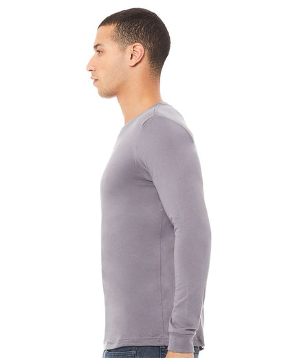 BELLA + CANVAS Unisex Jersey Long Sleeve Tee 3501 #colormdl_Storm