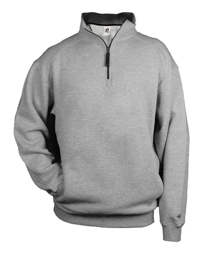 Badger Quarter-Zip Fleece Pullover 1286 #color_Oxford