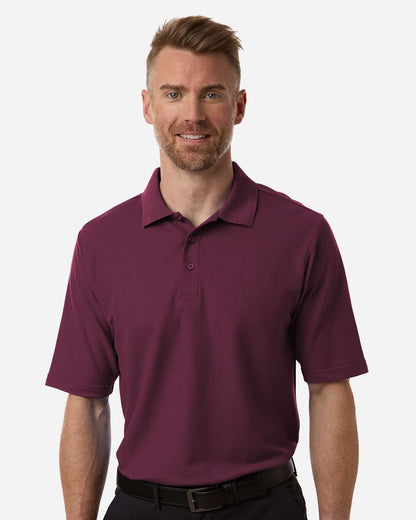CORE365 Men's Resolve CVC Performance Pique Polo CE106 #colormdl_Burgundy