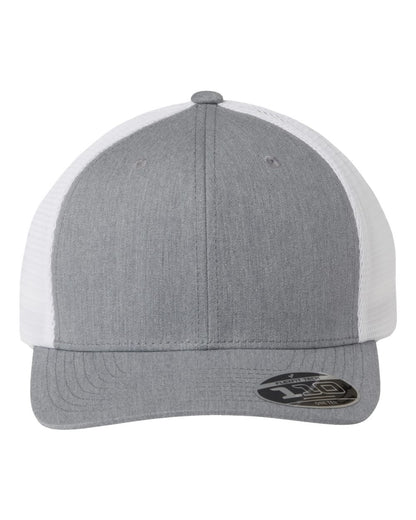 Flexfit 110® Mesh-Back Cap 110M #color_Heather Grey/ White