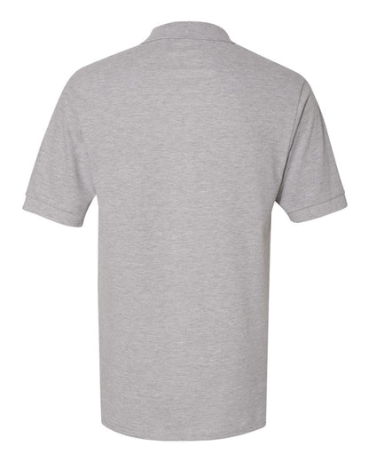 JERZEES Men's 100% Ring-Spun Cotton Piqué Polo 443M #color_Athletic Heather