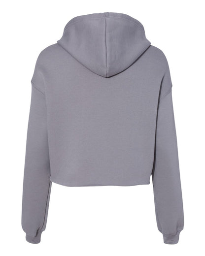 BELLA + CANVAS Women's Crop Fleece Hoodie 7502 #color_Storm