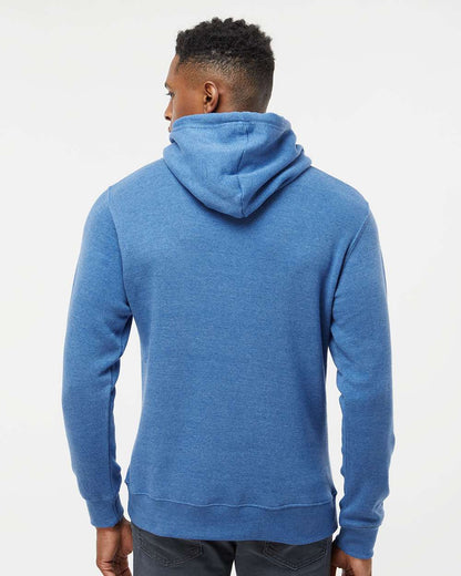 J. America Men's Gaiter Fleece Hooded Sweatshirt 8879 #colormdl_Cool Royal Heather