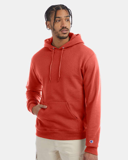 Champion Unisex Powerblend® Hooded Sweatshirt S700 #colormdl_Red River Clay