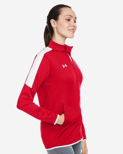 Under Armour Women's Rival Knit Jacket 1326774 #colormdl_Red