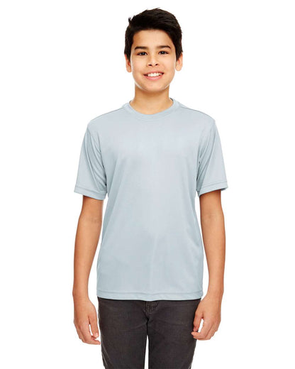 UltraClub Youth Cool & Dry Basic Performance T-Shirt 8620Y #colormdl_Grey