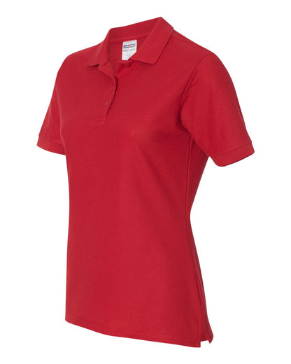 JERZEES Women's Easy Care Piqué Polo 537WR #color_True Red