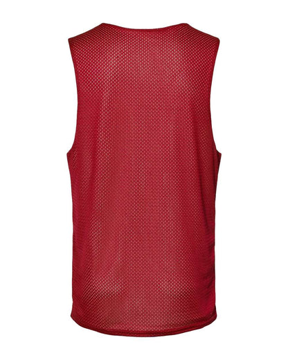 C2 Sport Reversible Mesh Tank 5729 #color_Red/ White