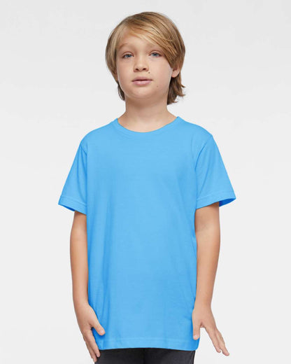 LAT Youth Fine Jersey Tee 6101 #colormdl_Aqua