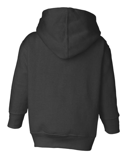 Rabbit Skins Toddler Full-Zip Fleece Hoodie Sweatshirt 3346 #color_Black