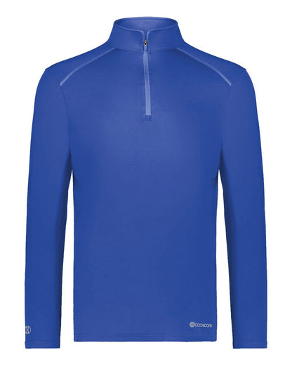 Holloway Men's CoolCore® Quarter-Zip Pullover 222140 #color_Royal