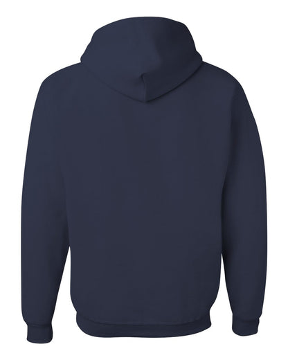 JERZEES Unisex NuBlend® Hooded Sweatshirt 996MR #color_J. Navy