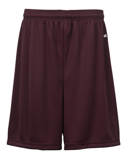 Badger Youth B-Dry 6" Shorts 2107 #color_Maroon