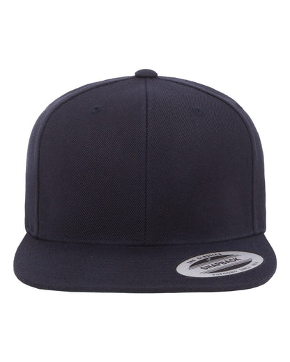 YP Classics Premium Flat Bill Snapback Cap 6089M #color_Dark Navy