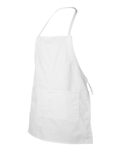 Liberty Bags Two-Pocket Butcher Apron 5502 #color_White