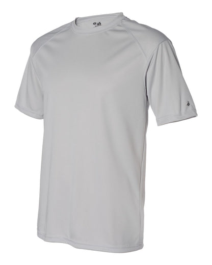 Badger B-Core Sport Shoulders T-Shirt 4120 #color_Silver