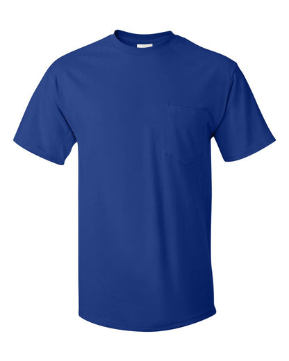 Hanes Authentic Pocket T-Shirt 5590 #color_Deep Royal