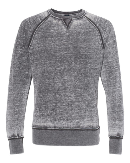J. America Men's Vintage Zen Fleece Crewneck Sweatshirt 8920 #color_Dark Smoke