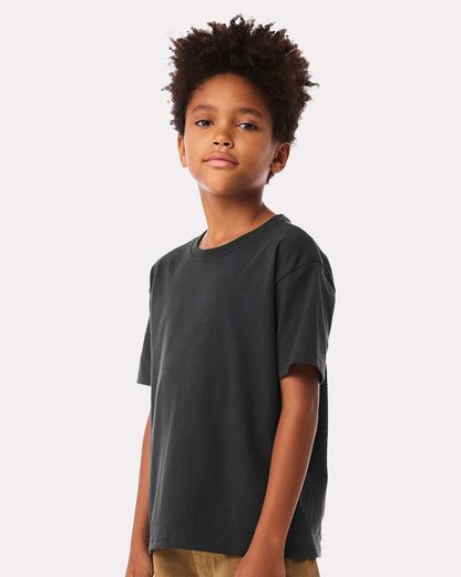 BELLA + CANVAS Youth 6oz. Heavyweight Tee 3010Y #colormdl_Dark Grey
