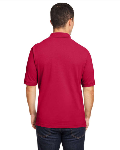 Harriton Men's Pique Polo M200 #colormdl_Red