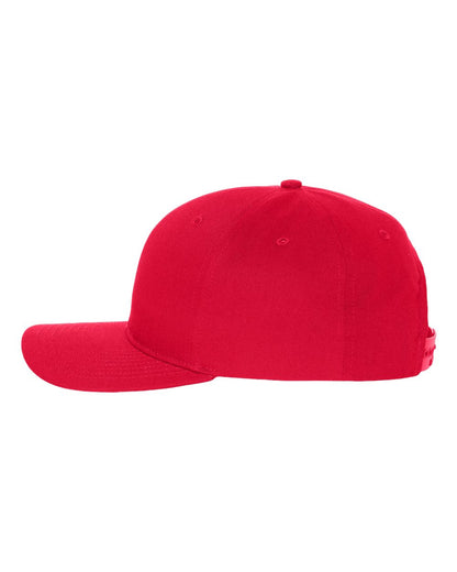 Richardson Pro Twill Snapback Cap 212 #color_Red