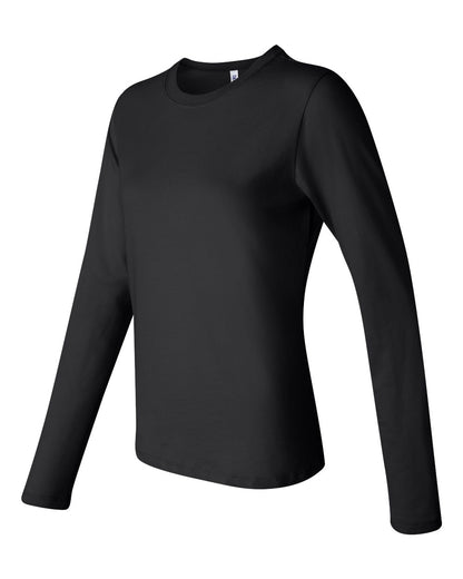 BELLA + CANVAS Women’s Jersey Long Sleeve Tee 6500 #color_Black