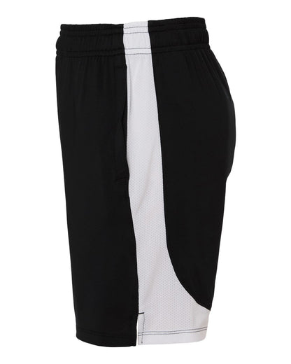 Under Armour Youth Tech Vent Athletic Shorts 6000589 #color_Black/ White