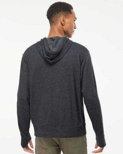 Independent Trading Co. Midweight French Terry Hooded Sweatshirt PRM90HT #colormdl_Charcoal Heather