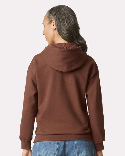 Gildan Softstyle® Midweight Hooded Sweatshirt SF500 #colormdl_Cocoa