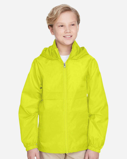 Team 365 Youth Zone Protect Lightweight Jacket TT73Y #colormdl_Safety Yellow