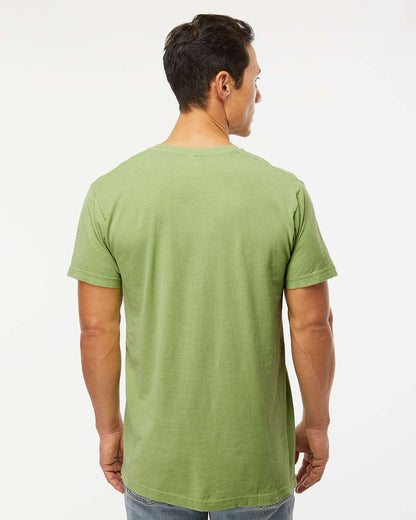 M&O Unisex Vintage Garment-Dyed T-Shirt 6500M #colormdl_Aloe