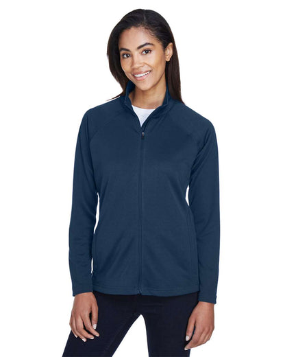 Devon & Jones Women's Stretch Tech-Shell® Compass Full-Zip Jacket DG420W #colormdl_Navy