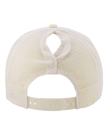 Infinity Her Women's Modern Trucker Cap CHARLIE #color_Vanilla/ White