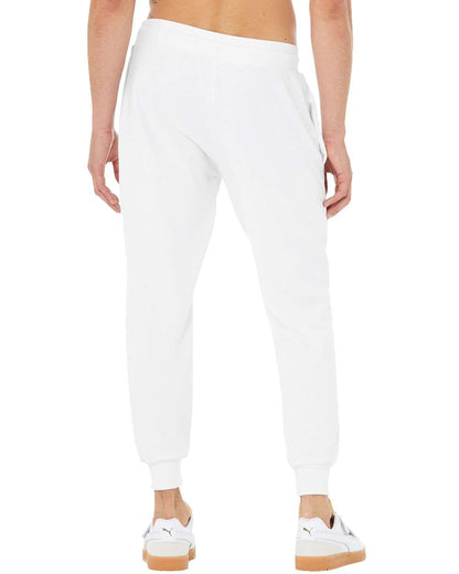 BELLA + CANVAS Unisex Sponge Fleece Joggers 3727 #color_White